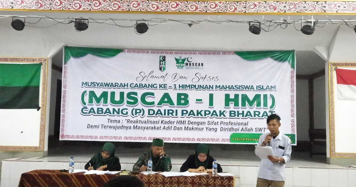 HMI bintang Gelar Musyawarah Cabang